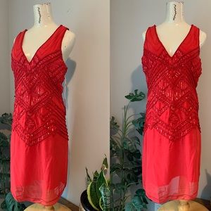 BNWT Hand Beaded and Sequin Dress